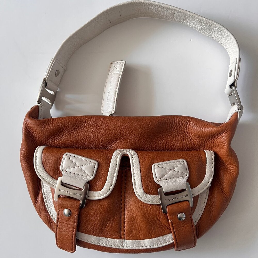 MICHAEL HOBO LEATHER SHOULDER BAG - PRE-LOVED